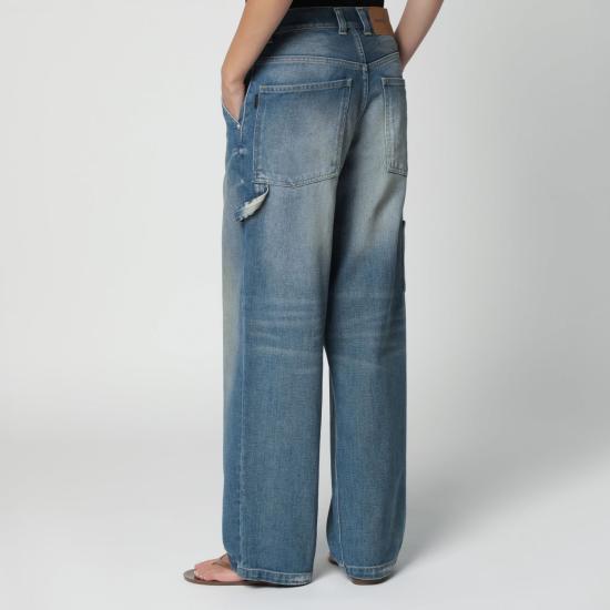 26FW 하이쿠레 스트레이트 팬츠 HEW03376DF206CO L0945 BLUE - HAIKURE