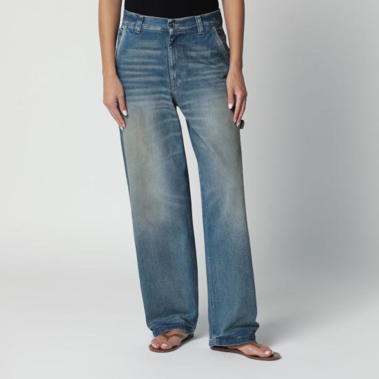 26FW 하이쿠레 스트레이트 팬츠 HEW03376DF206CO L0945 BLUE