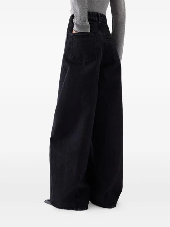 26FW 자크뮈스 더 오발로 드 님 데님 팬츠 PAW00609AD00039 990 BLACK - JACQUEMUS