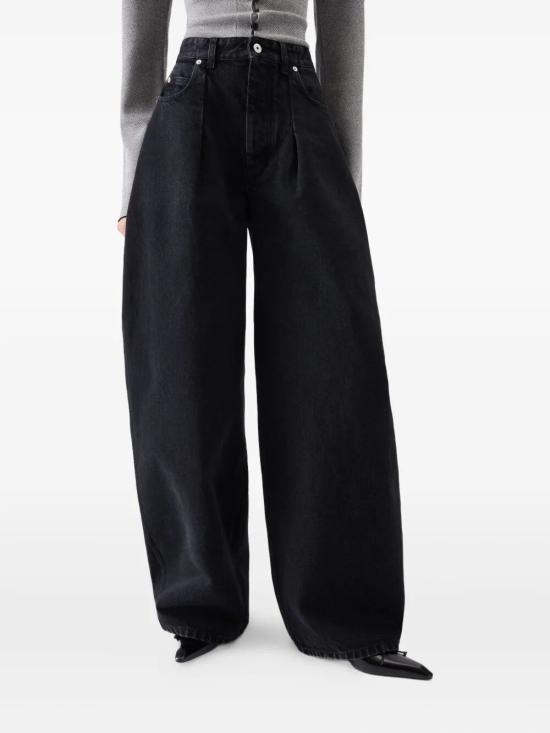 26FW 자크뮈스 더 오발로 드 님 데님 팬츠 PAW00609AD00039 990 BLACK - JACQUEMUS