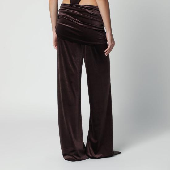 26FW 안다마네 스트레이트 팬츠 T200490ATJP198 DB BROWN - ANDAMANE