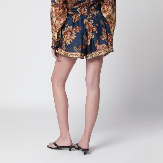 26FW 짐머만 스트레이트 팬츠 3497ASS261SI NJ MULTICOLOR - ZIMMERMANN
