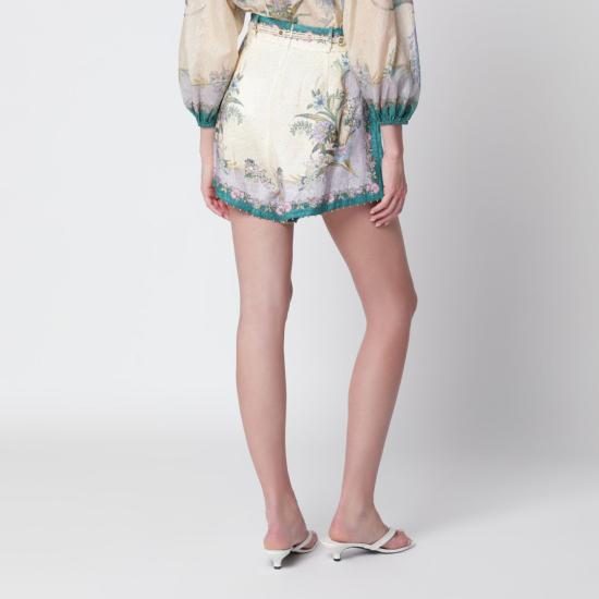 26FW 짐머만 스트레이트 팬츠 8632ASS262LI CS MULTICOLOR - ZIMMERMANN