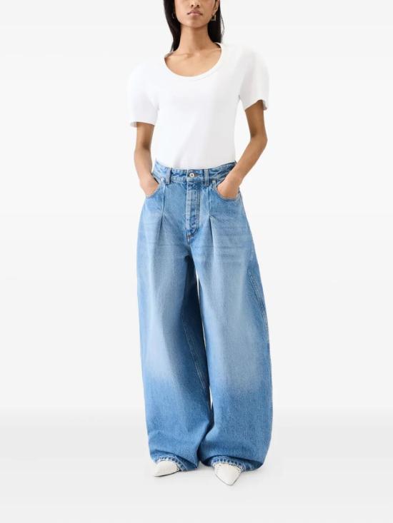 26FW 자크뮈스 더 오발로 드 님 데님 팬츠 PAW00609AD00038 33C BLUE - JACQUEMUS