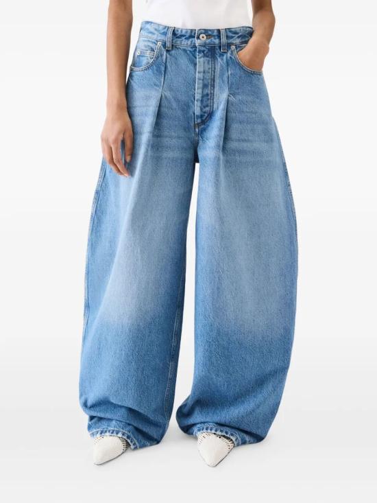 26FW 자크뮈스 더 오발로 드 님 데님 팬츠 PAW00609AD00038 33C BLUE - JACQUEMUS