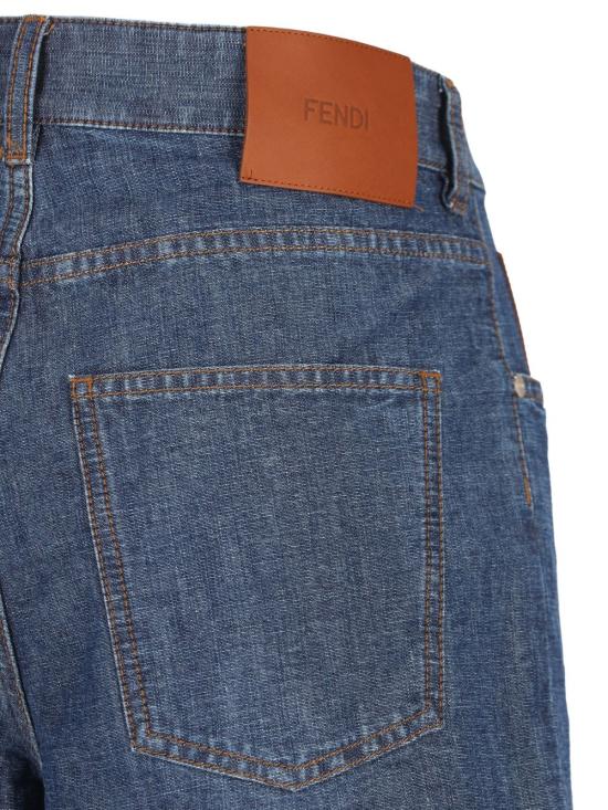 26FW 펜디 스트레이트 팬츠 FLP861AW8H F0QB0 BLUE - FENDI