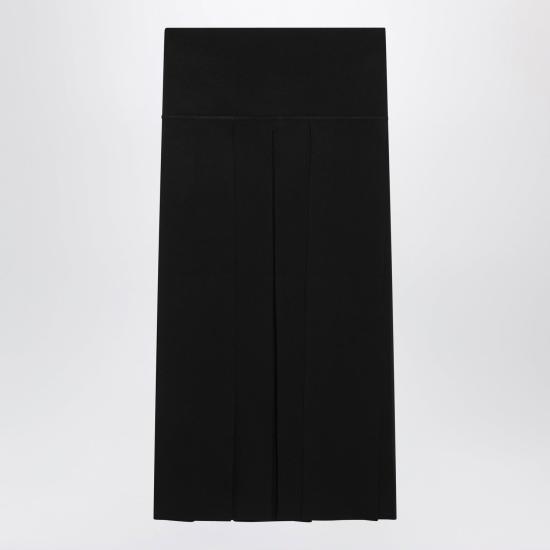 26FW 알라이아 미디 스커트 AA9J2584K224DPL 995 BLACK - ALAIA
