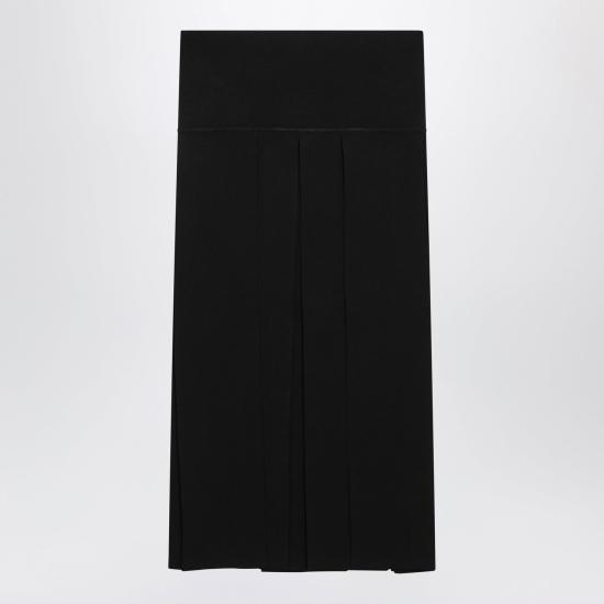 26FW 알라이아 미디 스커트 AA9J2584K224DPL 995 BLACK