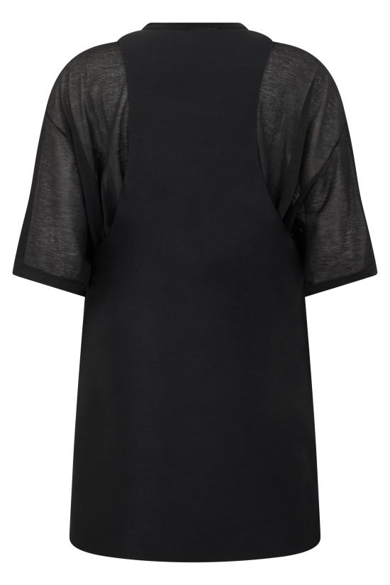 26FW 발렌시아가 미디 원피스 A0028KTUT22 1000 BLACK - BALENCIAGA