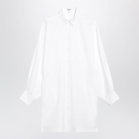 26FW 로에베 미디 원피스 S359Y09XMQCO 2100 WHITE