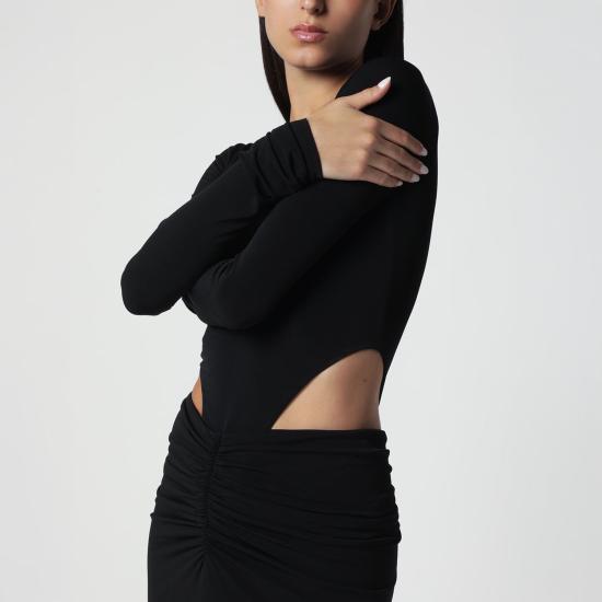 26FW 안다마네 미디 원피스 T200165ATJP199 BLK BLACK - ANDAMANE