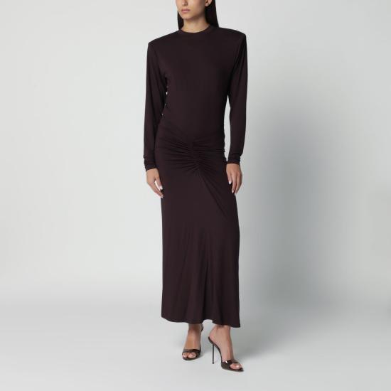 26FW 안다마네 미디 원피스 T200178ATJV053 RN BURGUNDY