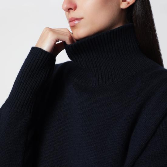 26FW 리사 양 터틀넥 202113WS NA BLUE - LISA YANG