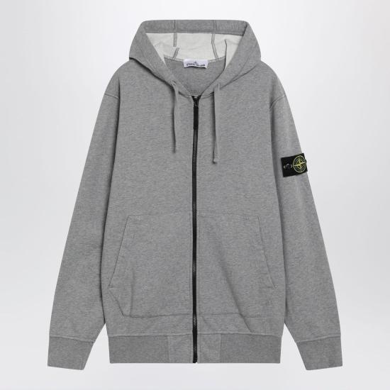 26FW 스톤 아일랜드 후드 티셔츠 S156100061S0M51 V0M64 GREY