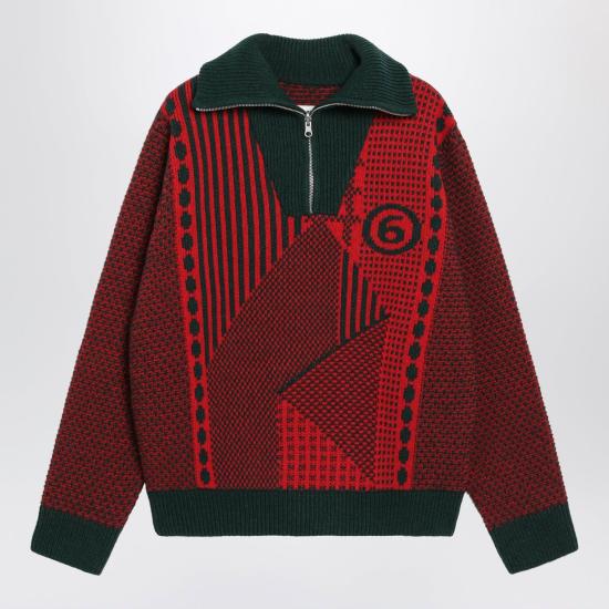 26FW MM6 메종마르지엘라 스웨터 SH2GL0015DM13354 002J GREEN