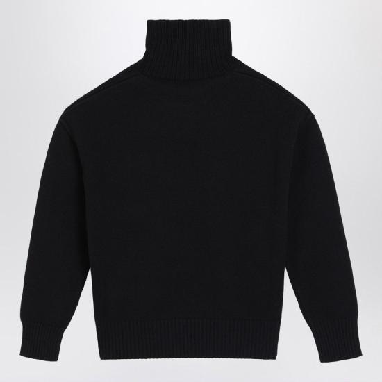 26FW 아미 ADC 터틀넥 스웨터 UKS839U018 009 BLACK - AMI