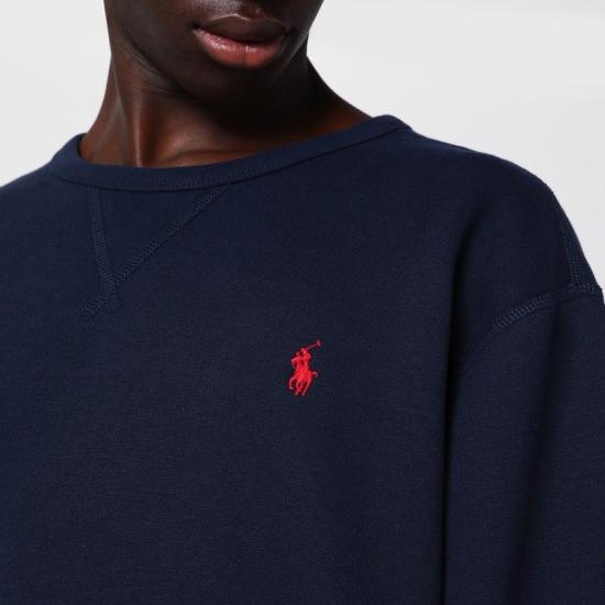 26FW 폴로 랄프로렌 포니 로고 자수 맨투맨 710766772003CO CN BLUE - POLO RALPH LAUREN