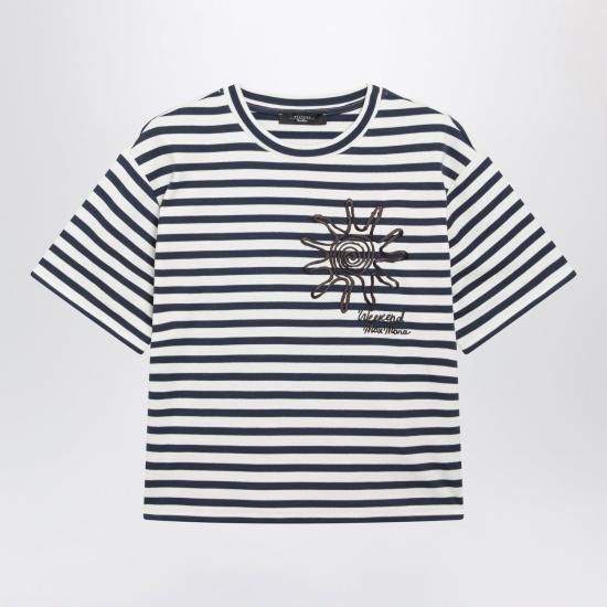26SS 위켄드막스마라 반팔 티셔츠 WKDSABATOCO 005 WHITE