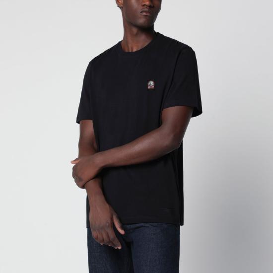 26FW 파라점퍼스 반팔 티셔츠 26WMPMTSER01CO 0541 BLACK