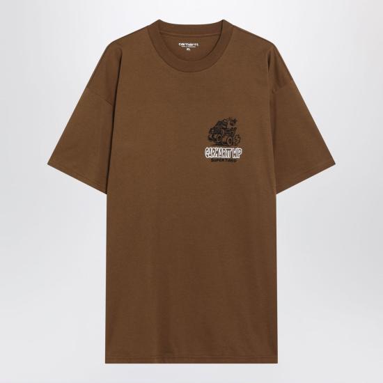 26FW 칼하트 WIP 반팔 티셔츠 I037230CO 3TGXX BROWN