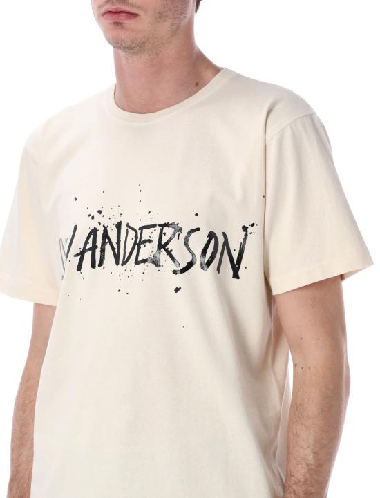 26FW JW앤더슨 반팔 티셔츠 JT0307PG1936 241 BEIGE - JW ANDERSON