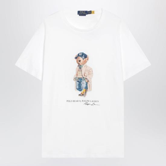 26FW 폴로 랄프로렌 반팔 티셔츠 710B30192001CO WHT WHITE