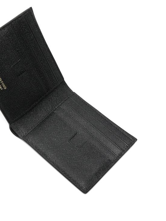 26FW 톰포드 스몰 그레인 레더 반지갑 YM228LCL081G NAA BLACK - TOMFORD