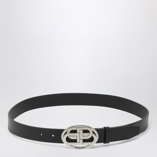 26FW 발렌시아가 벨트 8732082ABC0 1000 BLACK
