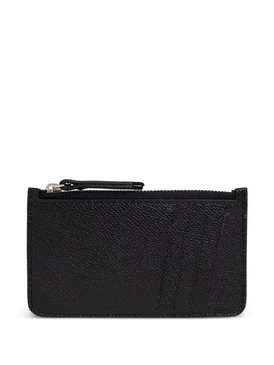 26FW 마르지엘라 보빈 레더 지퍼 카드 홀더 SA1VX0008P4745 T8013 BLACK - MAISON MARGIELA