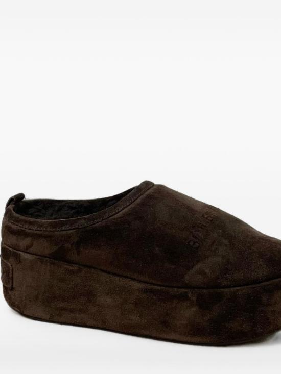 26FW 발렌시아가 알래스카 소프트 플랫폼 뮬 825258WBFC1 2929 BROWN - BALENCIAGA