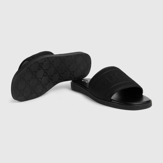 26SS 구찌 뮬/슬리퍼 854485HAAN9 1000 BLACK - GUCCI