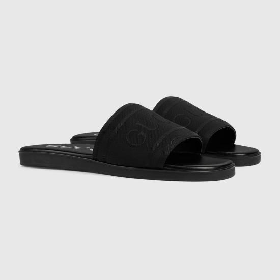 26SS 구찌 뮬/슬리퍼 854485HAAN9 1000 BLACK - GUCCI