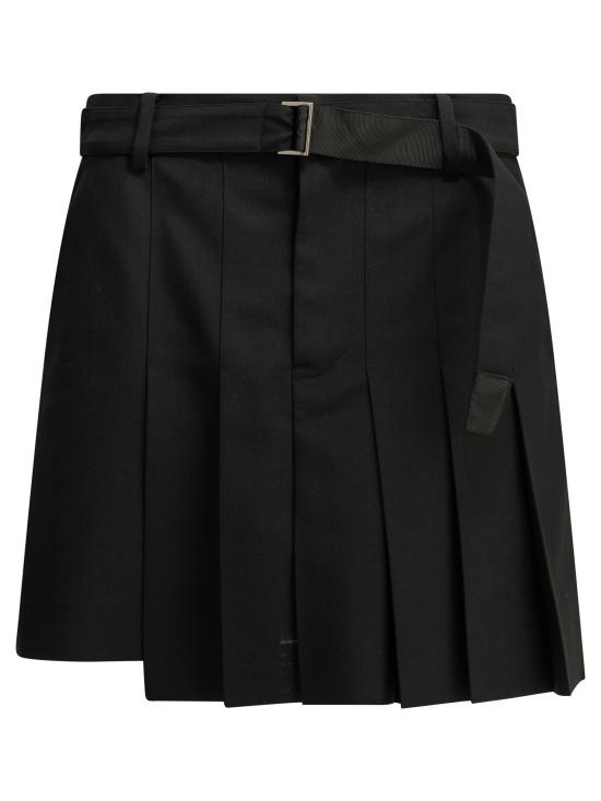 26FW 사카이 스트레이트 팬츠 2608573001 BLACK