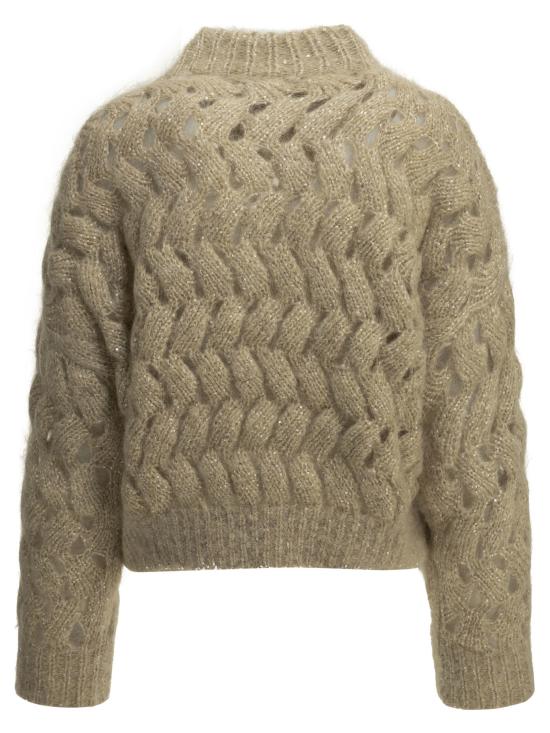 26FW 브루넬로 쿠치넬리 스웨터 MNT347514CMG59 BEIGE - BRUNELLO CUCINELLI