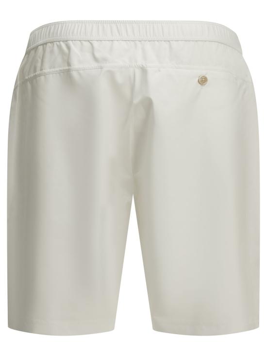26FW 브루넬로 쿠치넬리 나일론 버뮤다 팬츠 MB4223590TCEV50 WHITE - BRUNELLO CUCINELLI