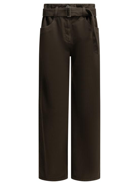 26FW 브루넬로 쿠치넬리 스트레이트 팬츠 M0H81P4109C4299 BROWN