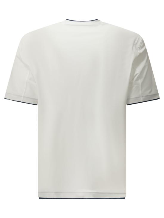 26FW 브루넬로 쿠치넬리 반팔 티셔츠 MW8577427TCZG13 WHITE - BRUNELLO CUCINELLI