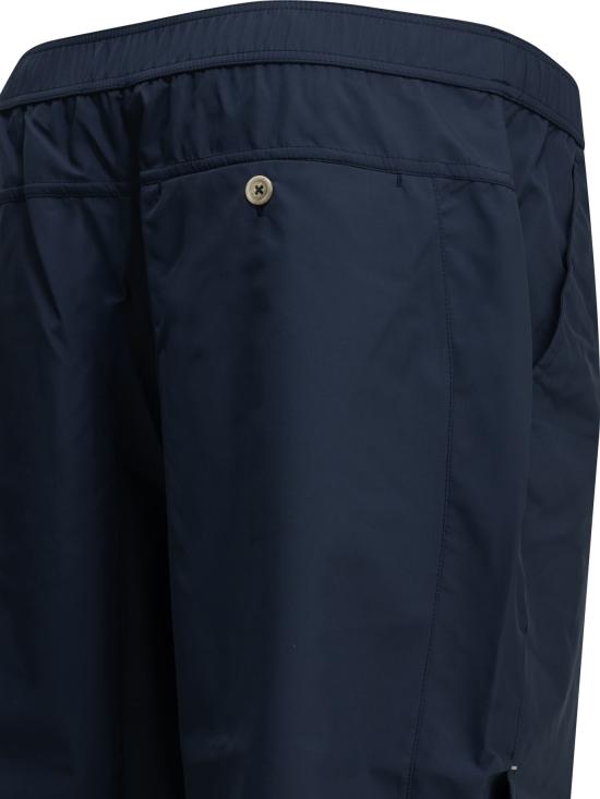 26FW 브루넬로 쿠치넬리 나일론 버뮤다 팬츠 MB4223590TCEW40 BLUE - BRUNELLO CUCINELLI