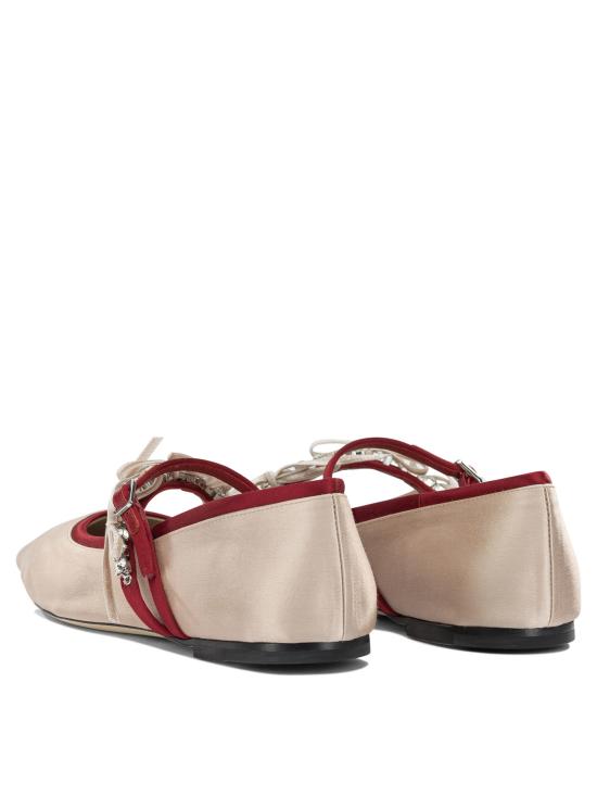 26FW 지미추 플랫 슈즈 LOLIBALLERINABPZMACARONRUBYRED PINK - JIMMY CHOO