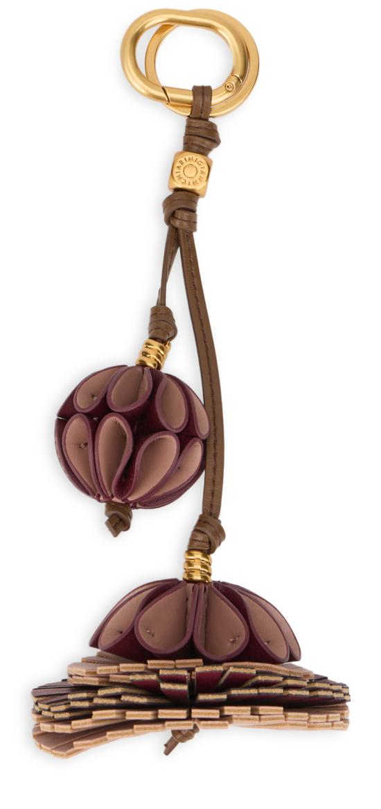 26FW 지아니 끼아리니 키링 PCFLOWERBALL0814704 brown - GIANNI CHIARINI