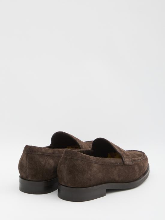  토즈 스탬프 모노그램 스웨이드 로퍼 XXM0ZF0Q920RE0S800 brown - TODS