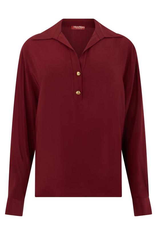 26FW 막스마라 스튜디오 긴팔 티셔츠 MSTAIA2626116061600046 Burgundy