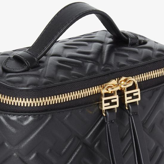  펜디 배니티 FF 모티프 나파 레더 미니백 8BS108AAJDF0KUR black - FENDI