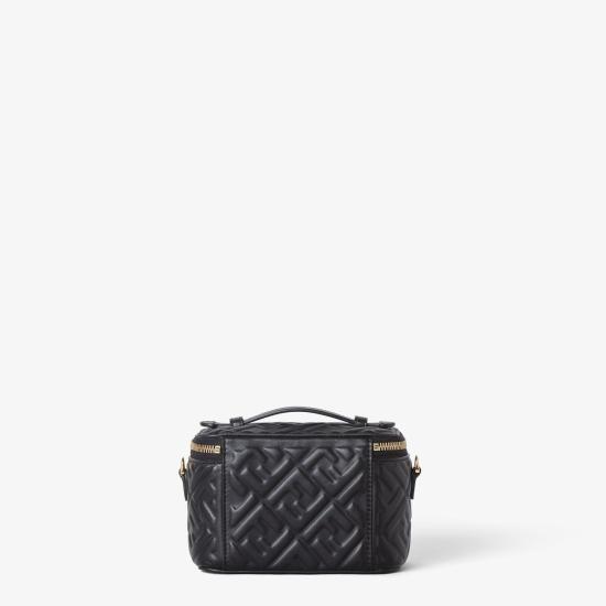  펜디 배니티 FF 모티프 나파 레더 미니백 8BS108AAJDF0KUR black - FENDI