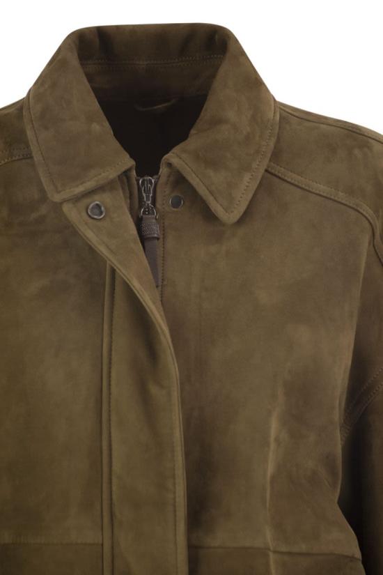 26FW 브루넬로 쿠치넬리 자켓 MPCAI7594C9801 ORIGANO - BRUNELLO CUCINELLI