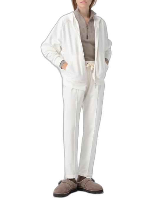 26FW 브루넬로 쿠치넬리 스트레이트 팬츠 MH827FB799C600 NATURALE - BRUNELLO CUCINELLI