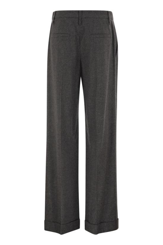 26FW 브루넬로 쿠치넬리 스트레이트 팬츠 MB162P8492C032 GRIGIO MEDIO - BRUNELLO CUCINELLI