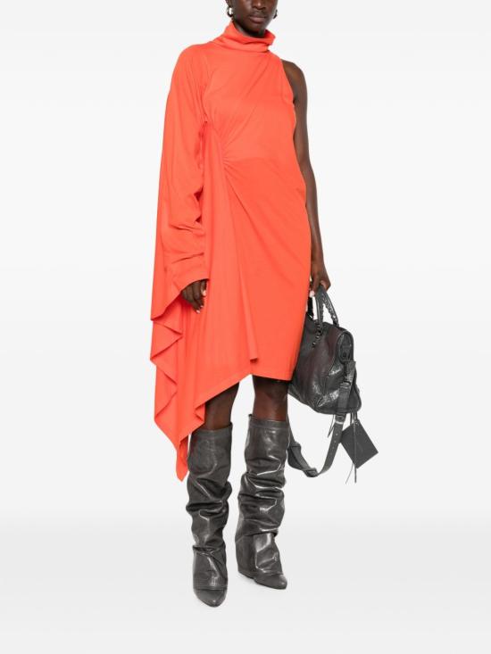 26FW 발렌시아가 미디 원피스 A001IUTUVB23941 SUSET RED - BALENCIAGA