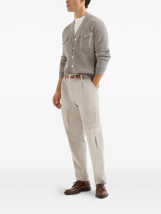 26FW 브루넬로 쿠치넬리 코튼 저지 크루넥 티셔츠 M0B138440CJB65 OFF WHITE - BRUNELLO CUCINELLI