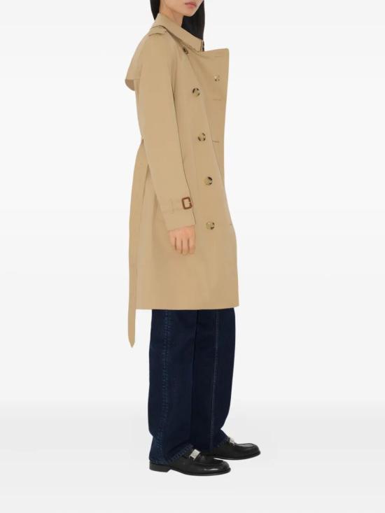26FW 버버리 미드 렝스 켄싱턴 헤리티지 트렌치 코트 8117243A1366 HONEY - BURBERRY